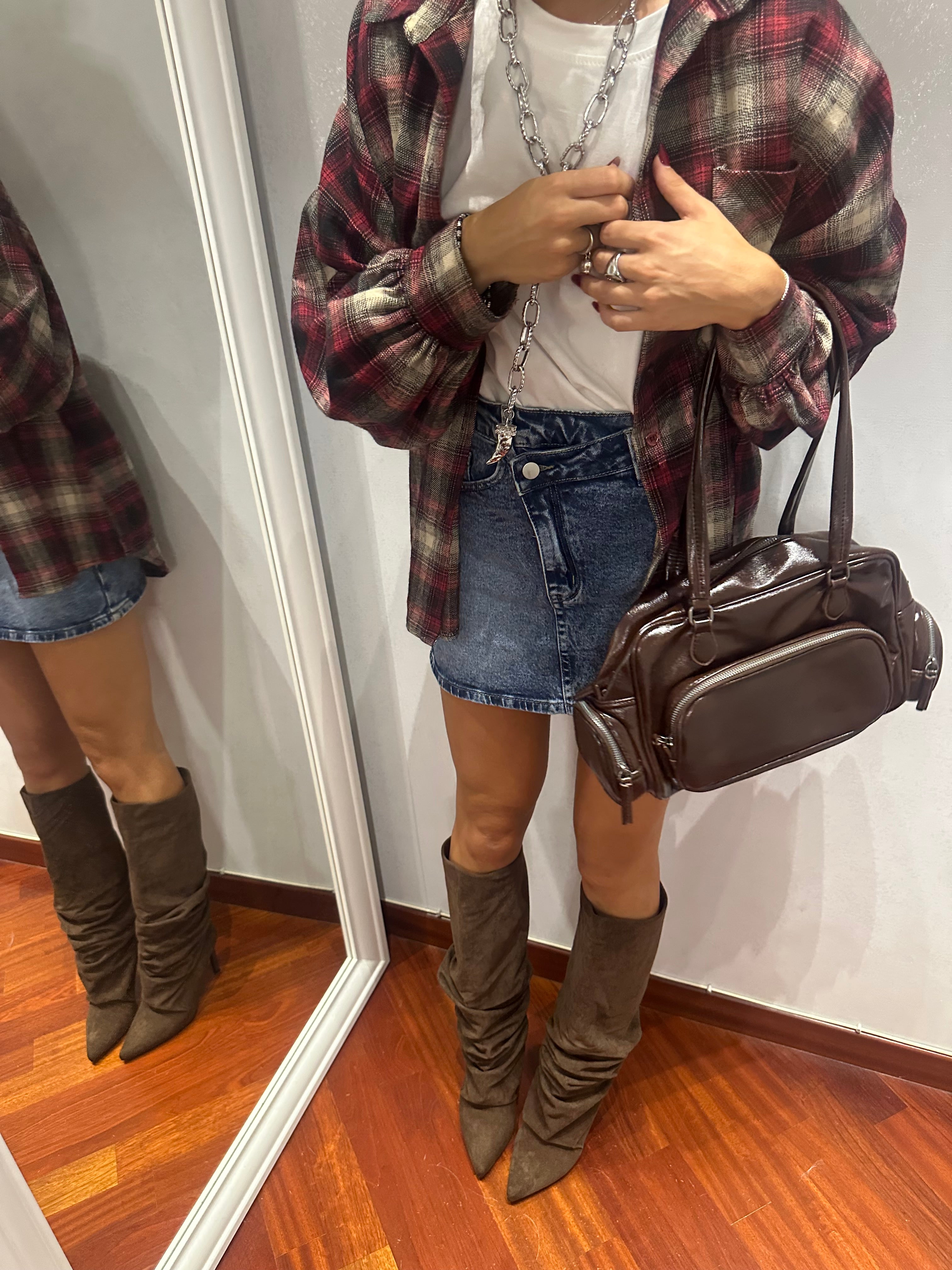 Heels Suede Brown