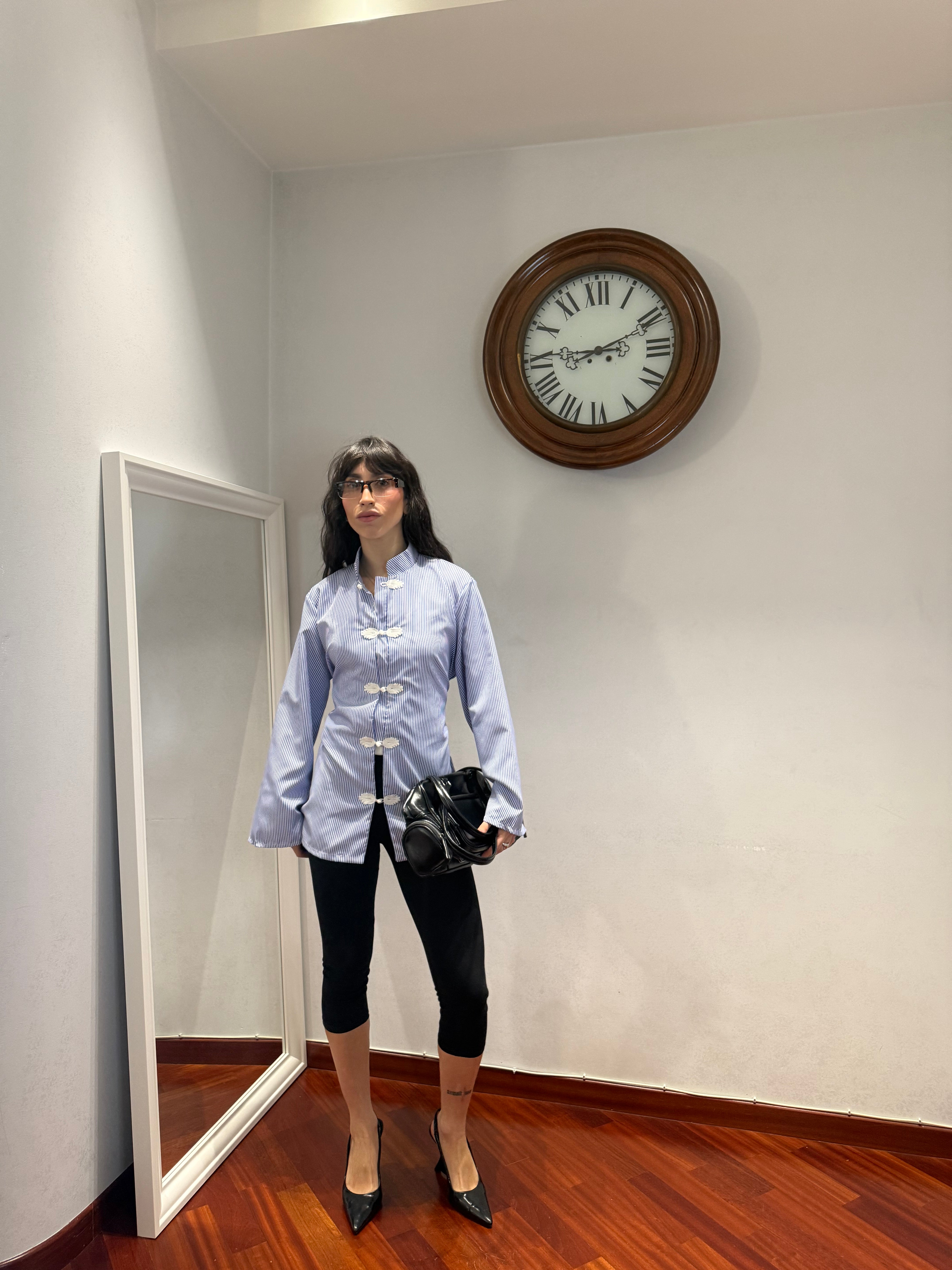 Camicia Alamari Righe