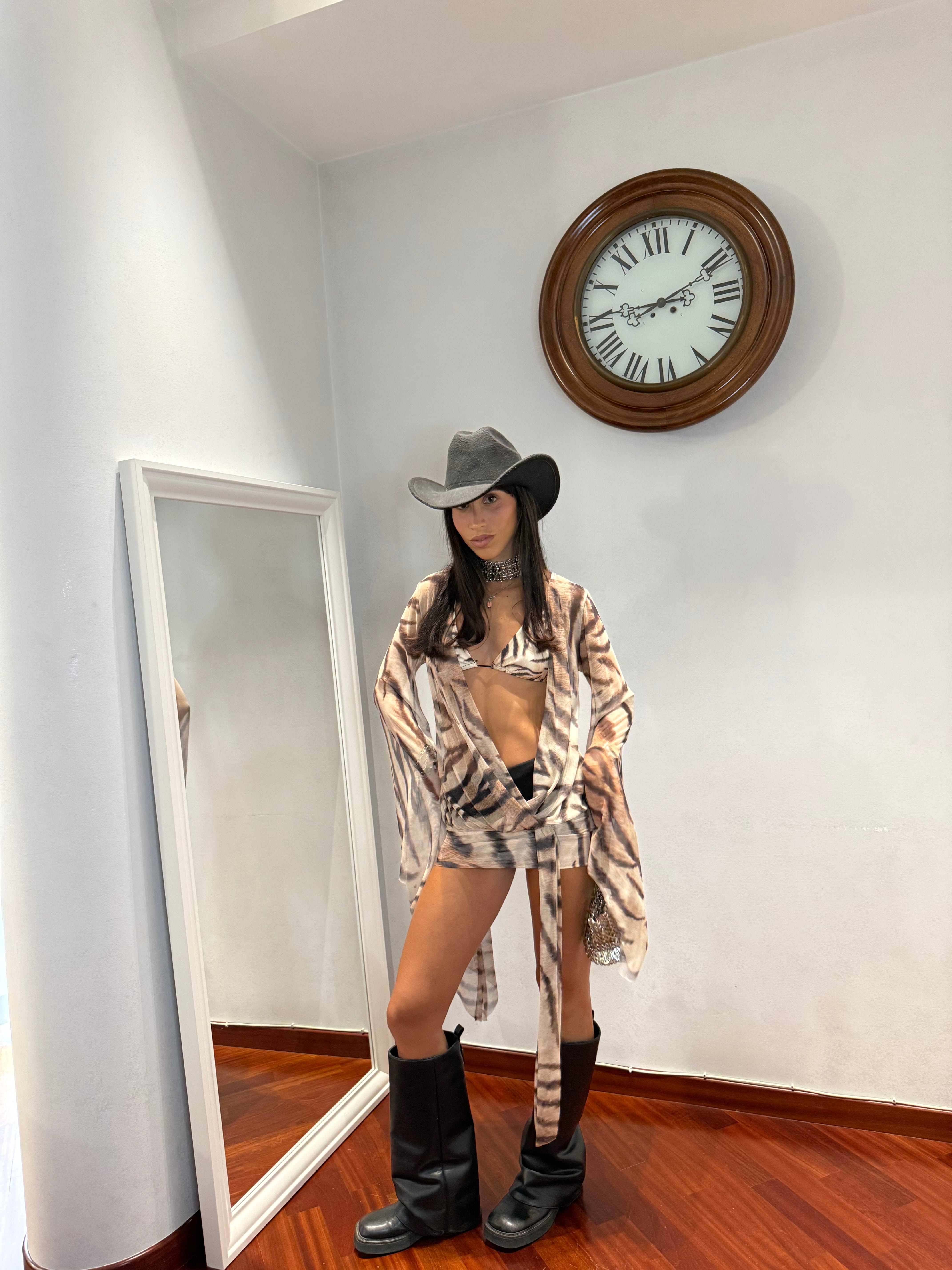 Dress+Bikini Zebra