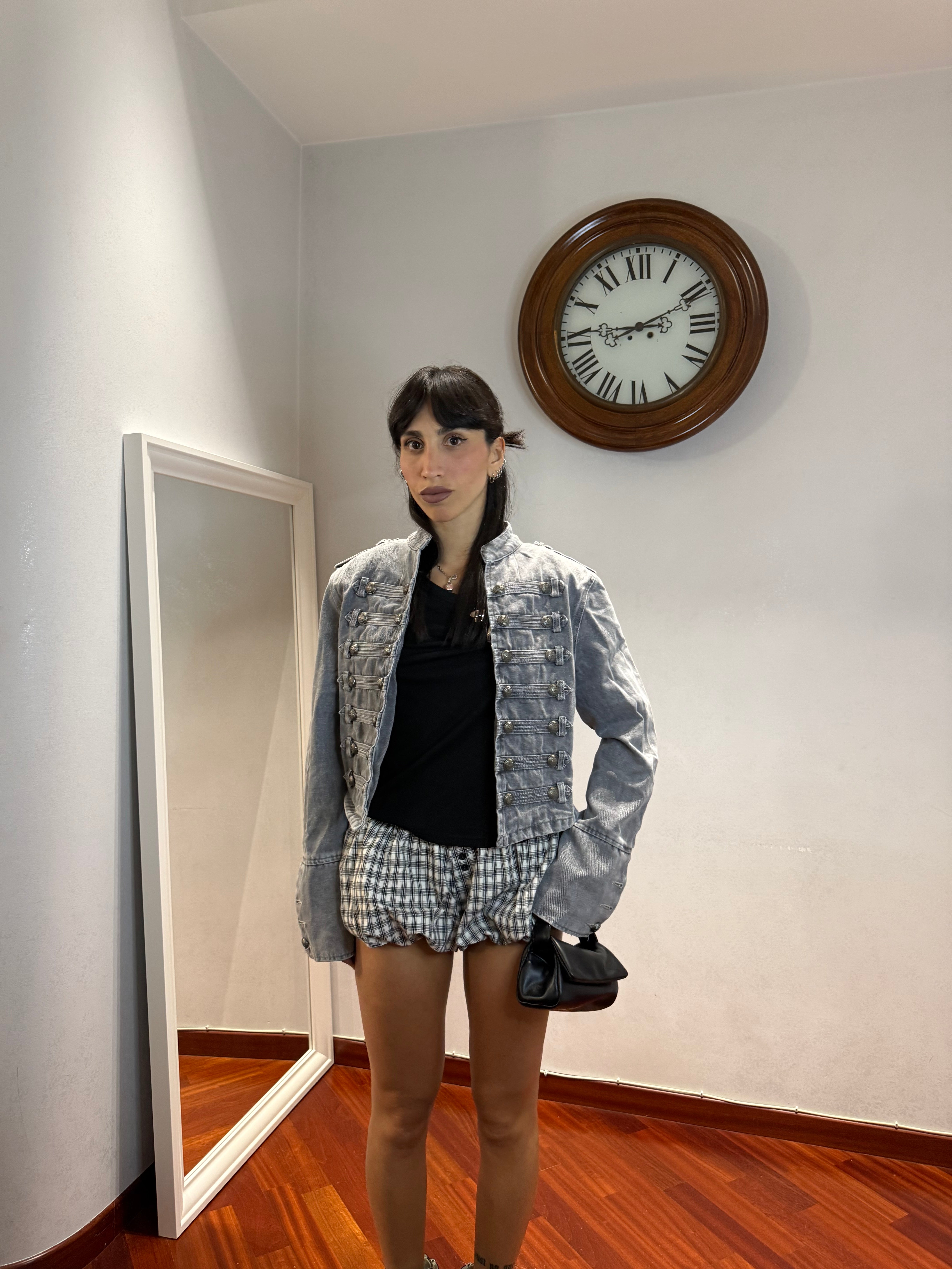 Napoleon Jacket Denim Gray