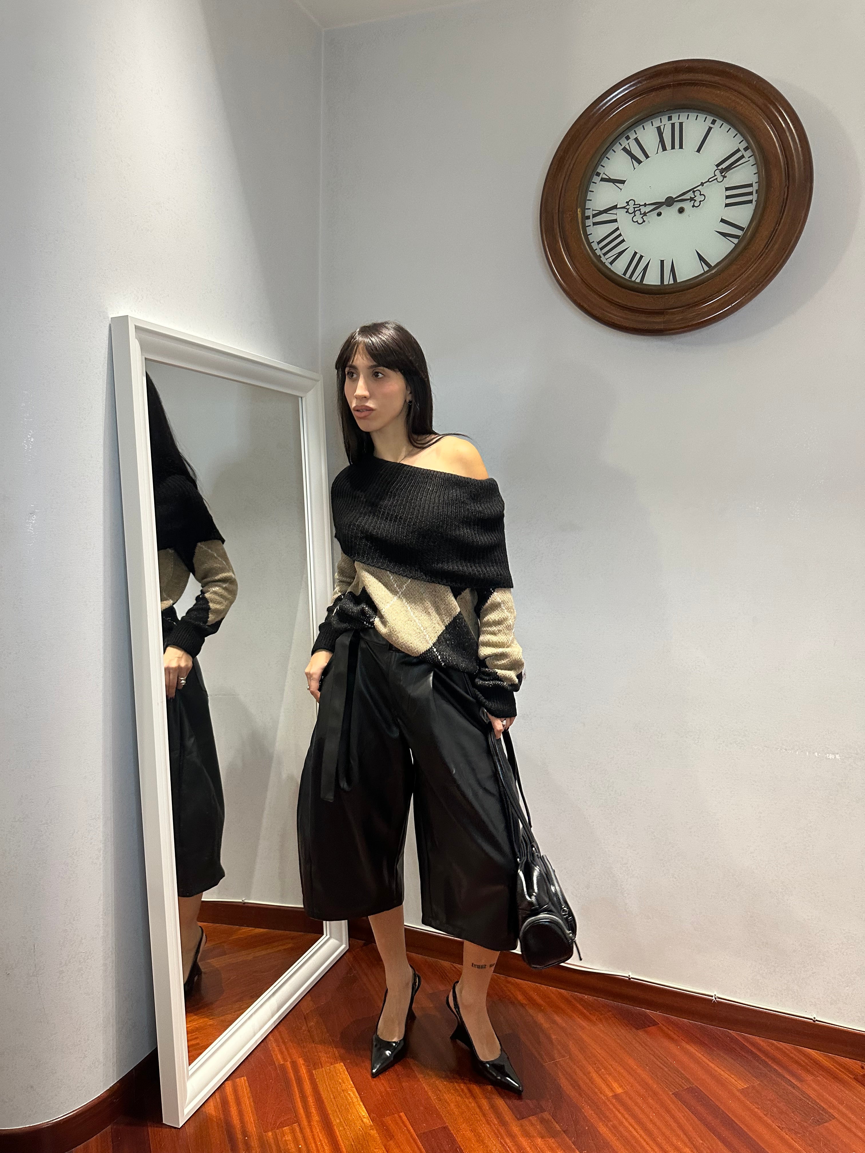 Maglione Monospalla Rombi