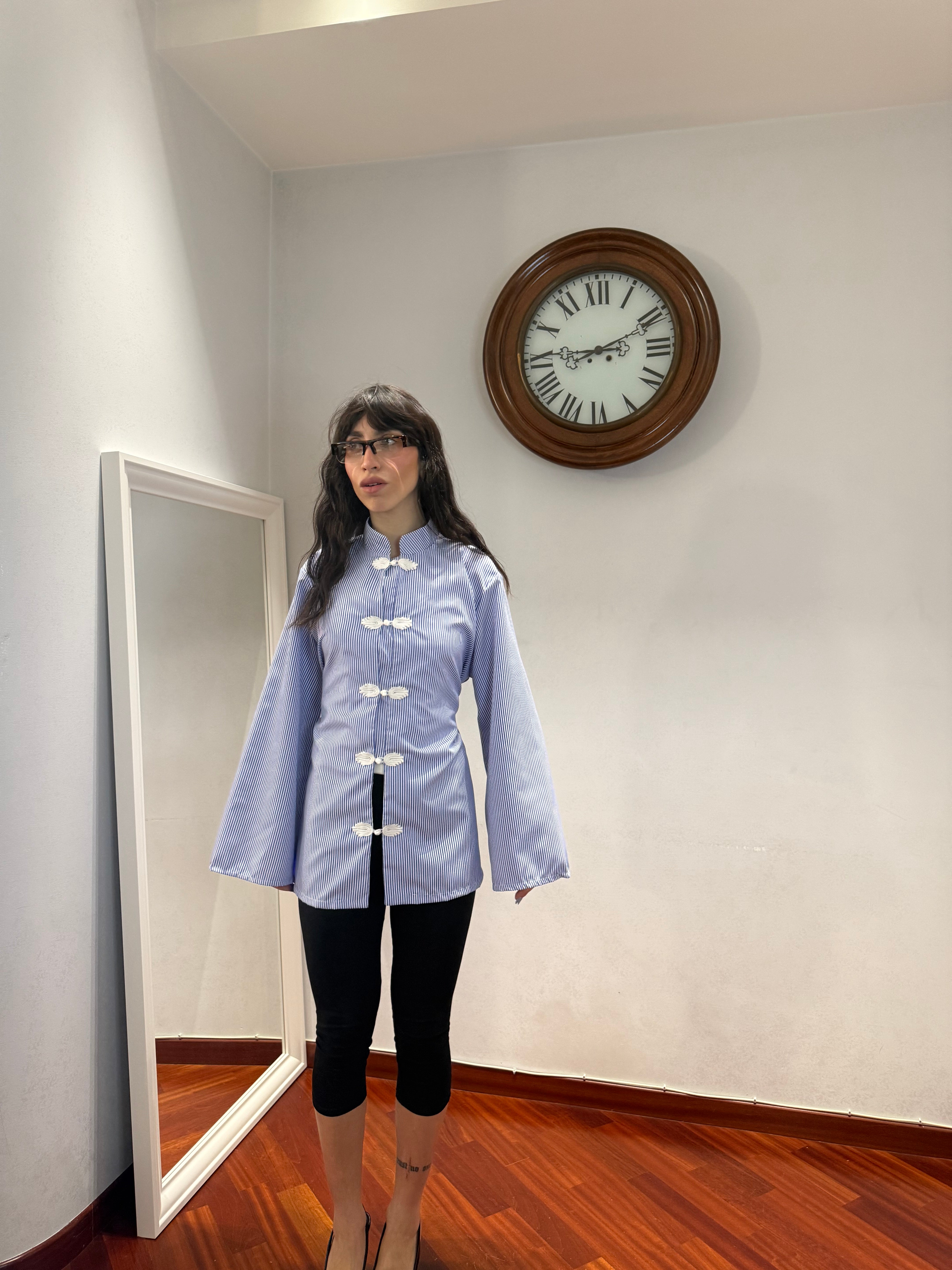 Camicia Alamari Righe