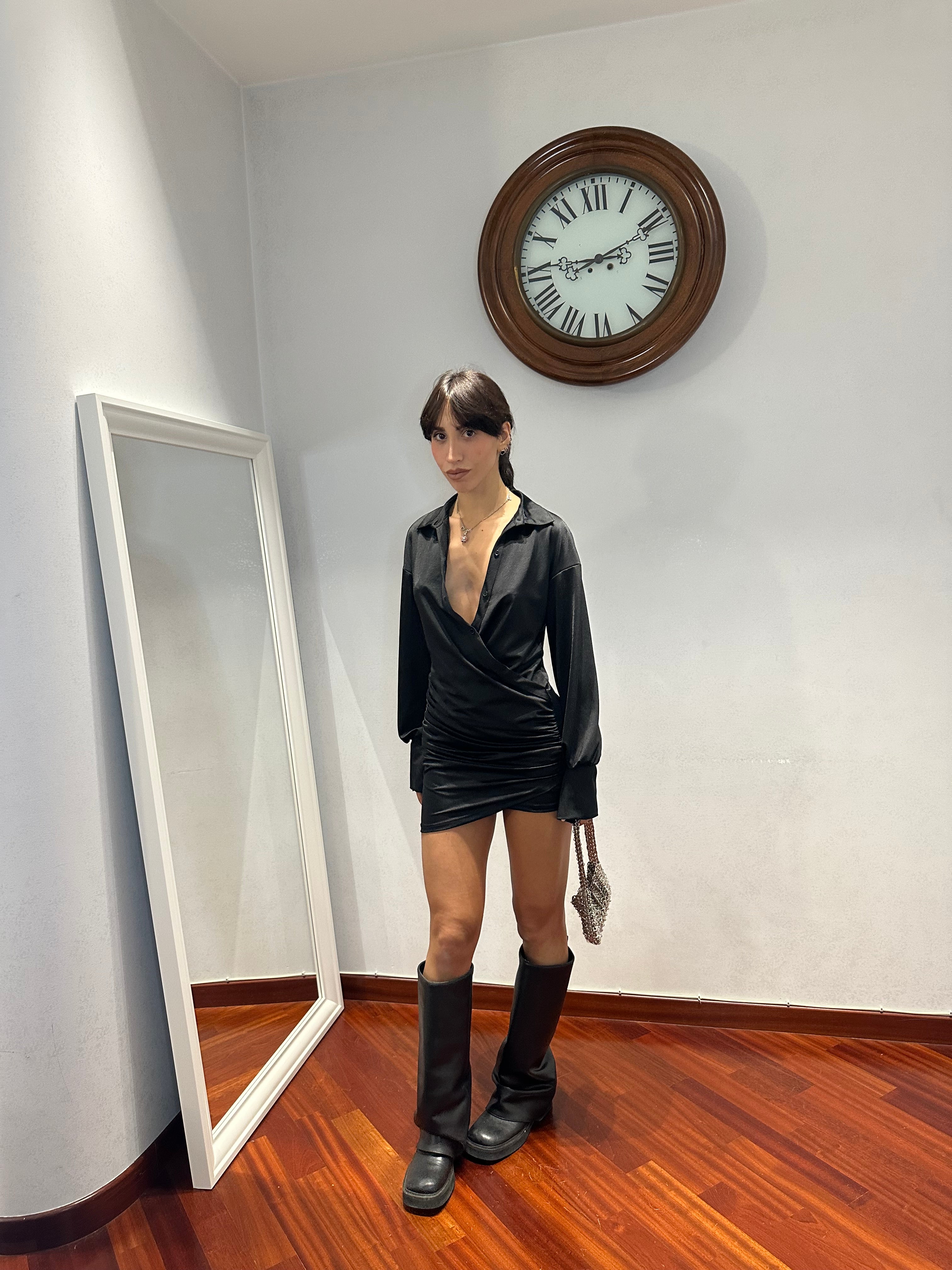 Dress Chemisier Black