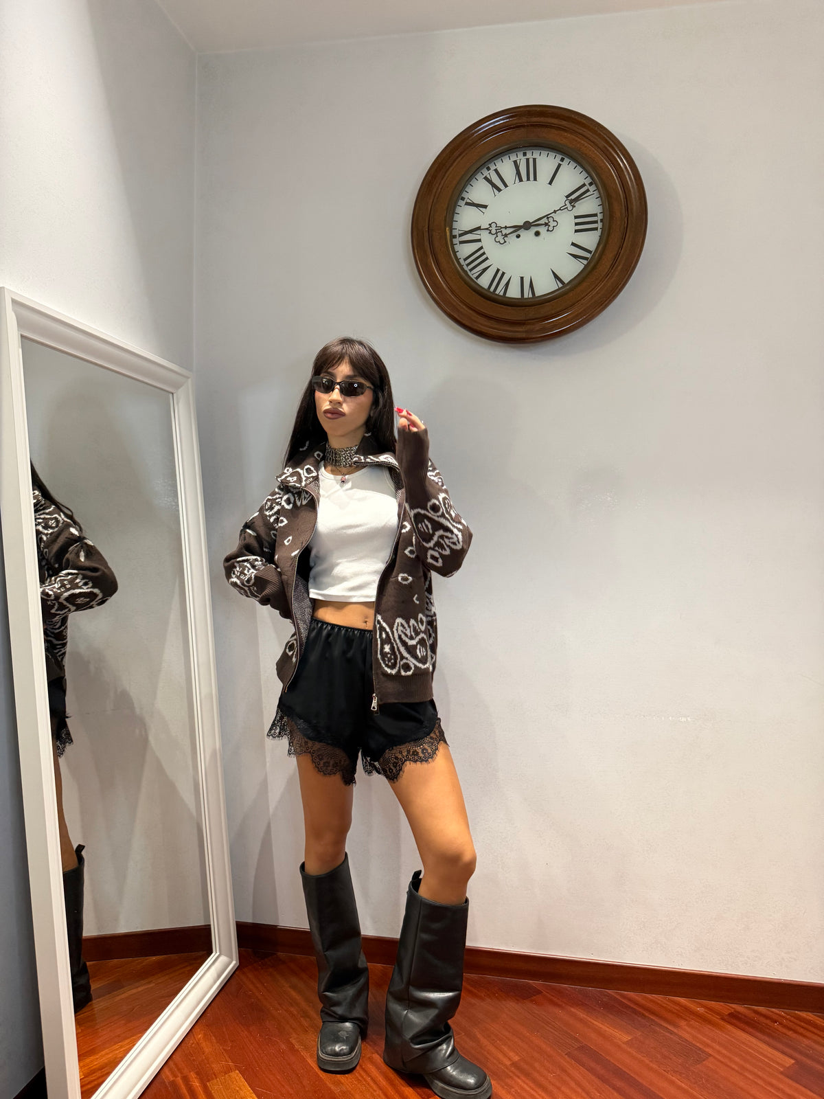 Pantaloncino SatinPizzo