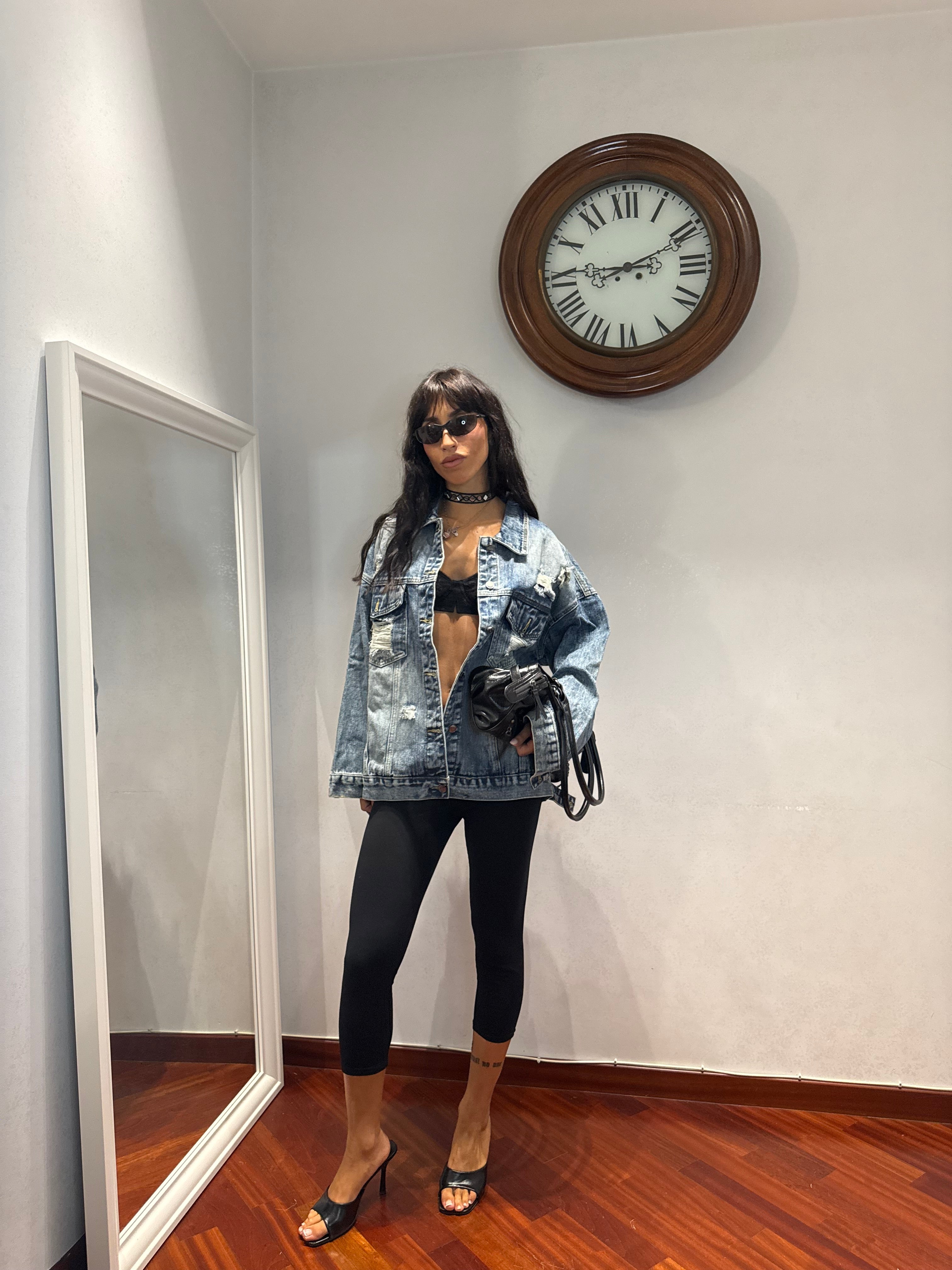 Jacket Denim Strappi