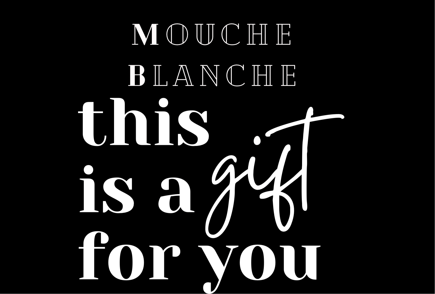 Gift Card by Mouche Blanche