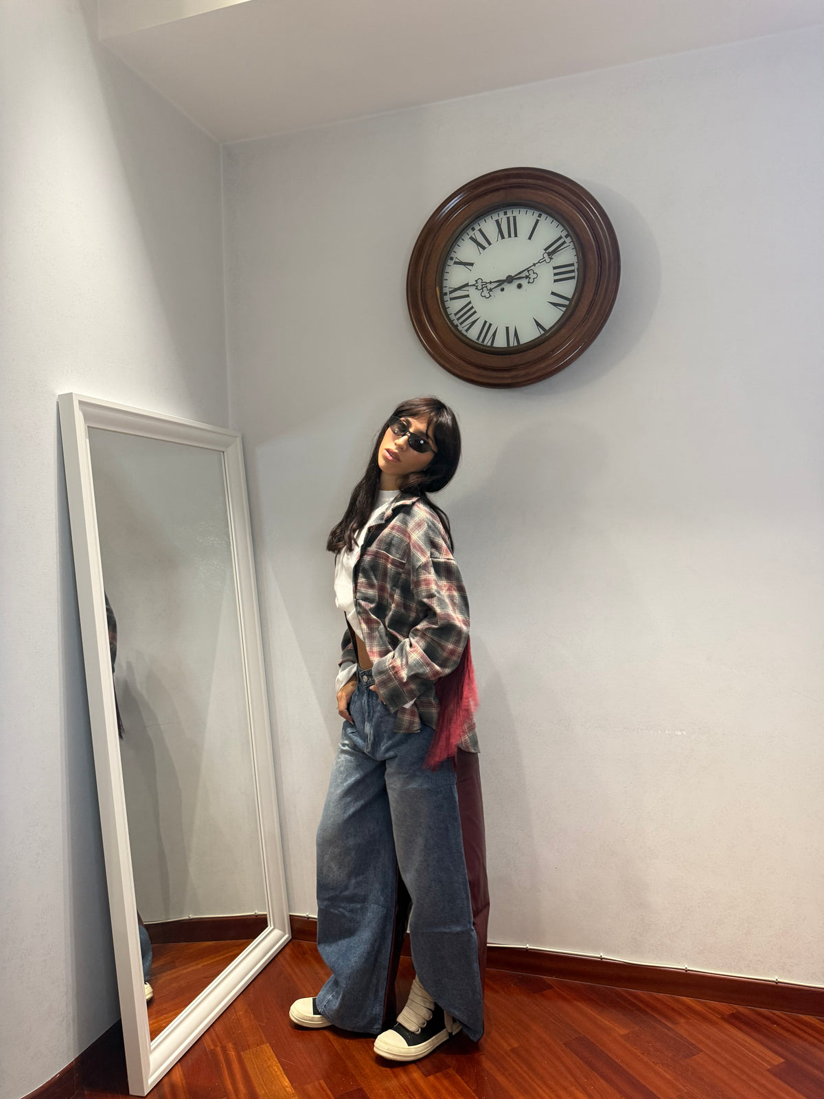 Camicia Tartan Frange