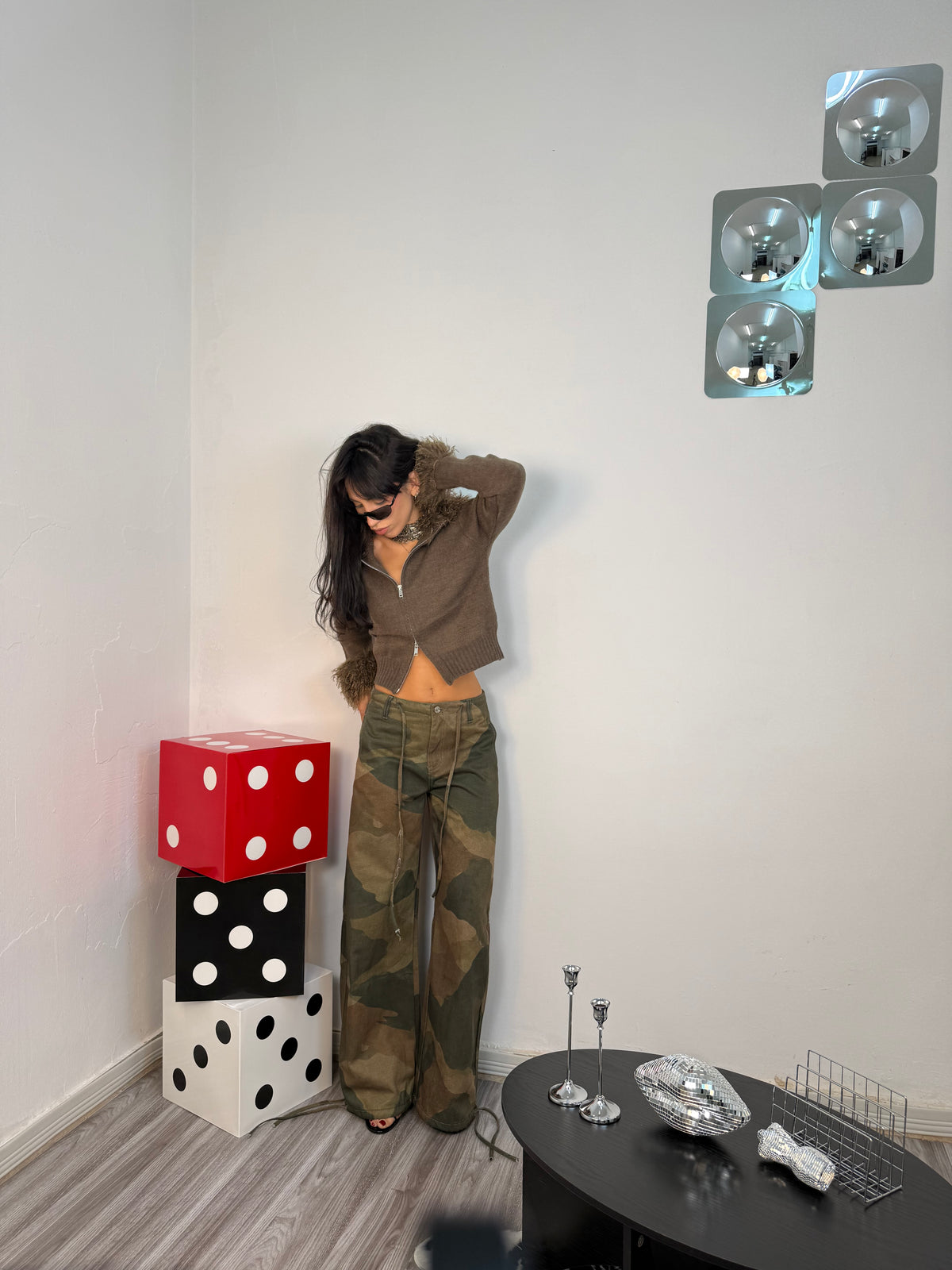 Jeans Military Macchia